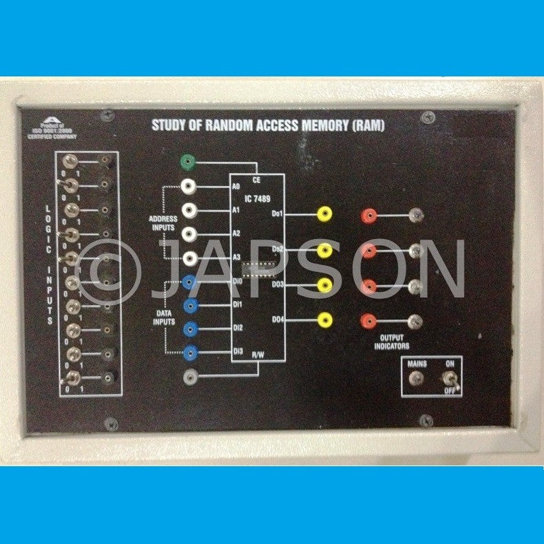 RAM Circuit using IC 7489 Experiment Apparatus RAM Circuit using IC 7489 Experiment Apparatus
